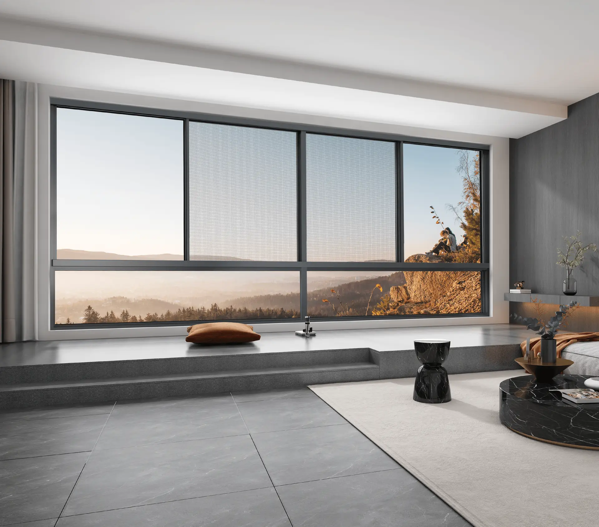 Modern Villa Exterior with 75 110 Thermal Break Sliding Windows