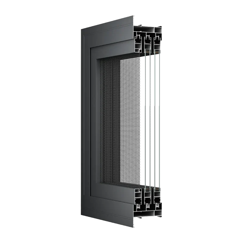 BIOZE 100 Sliding Window System with Casing Profile Cross Section