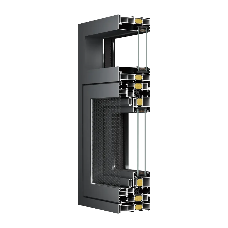120 Thermal Break Double Inward Window System
