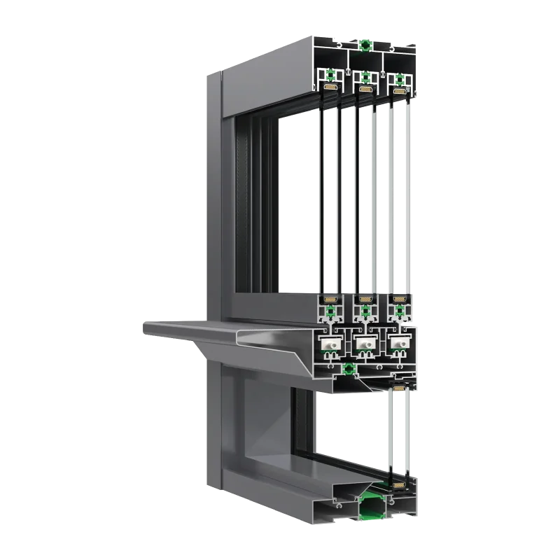 128 Thermal Break Floating Sliding Window System
