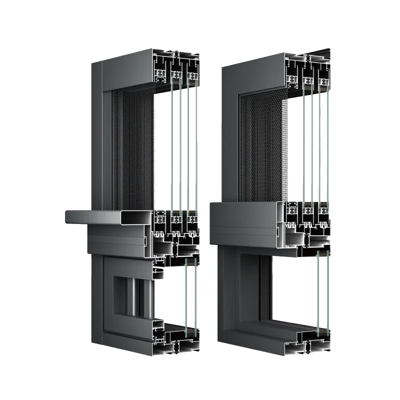 128 Thermal Break Panoramic Sliding Window System