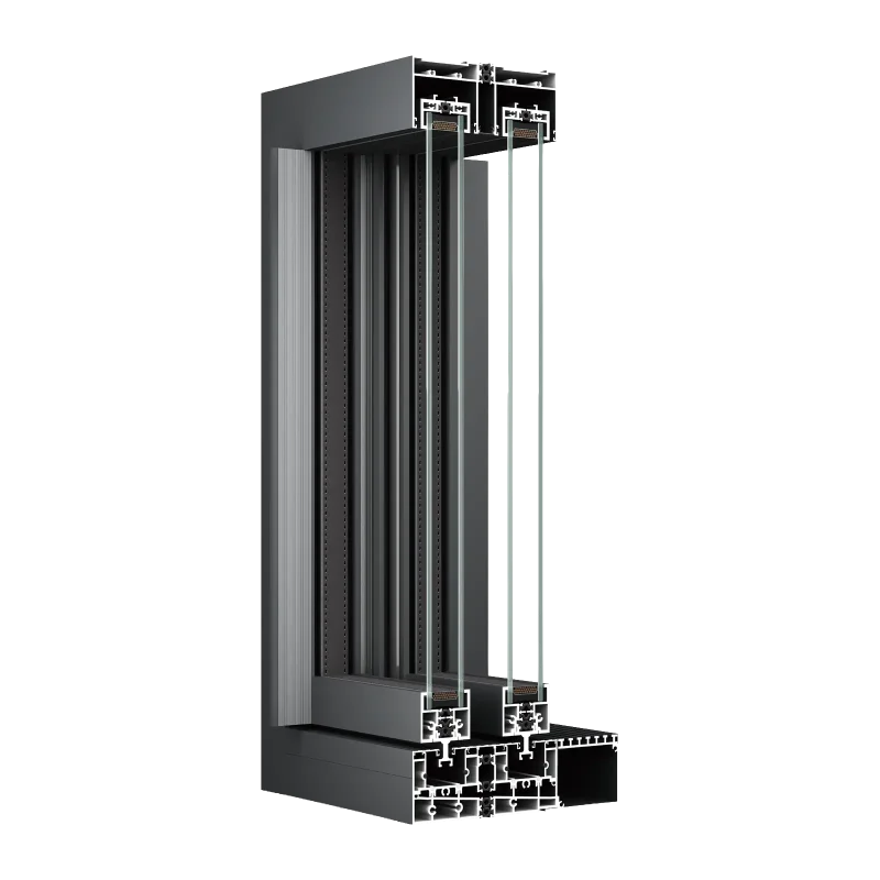BIOZE 150 Panoramic Sliding Door System Profile Cross Section Detail