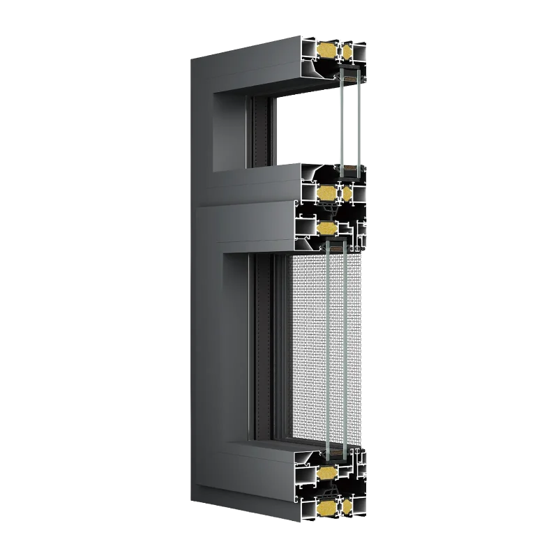 95 Thermal Break Double Inward Window System